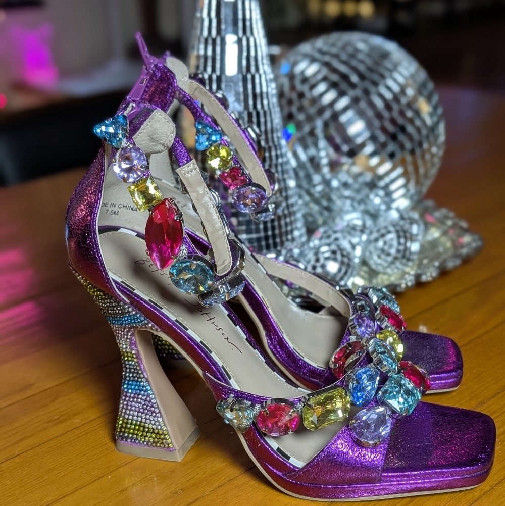Betsey Johnson Lillie Heeled Sandal - Picture 7 of 10